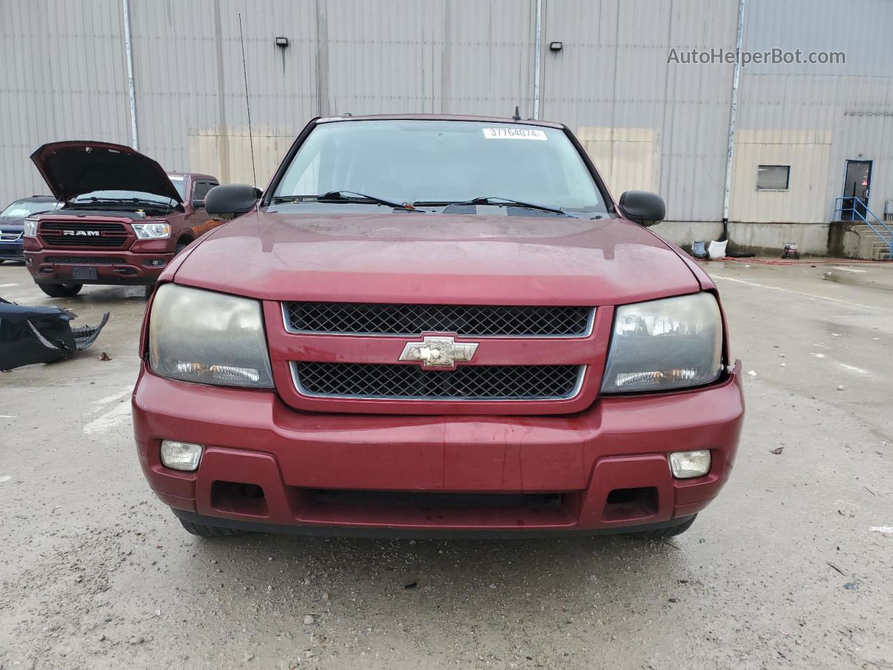 2006 Chevrolet Trailblazer Ls Burgundy vin: 1GNDT13S562202879