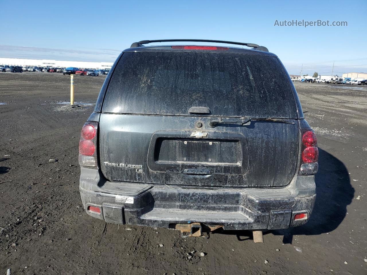 2006 Chevrolet Trailblazer Ls Black vin: 1GNDT13S562213669