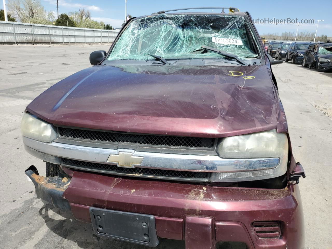 2006 Chevrolet Trailblazer Ls Maroon vin: 1GNDT13S562314274