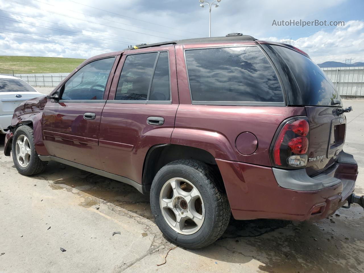 2006 Chevrolet Trailblazer Ls Maroon vin: 1GNDT13S562314274