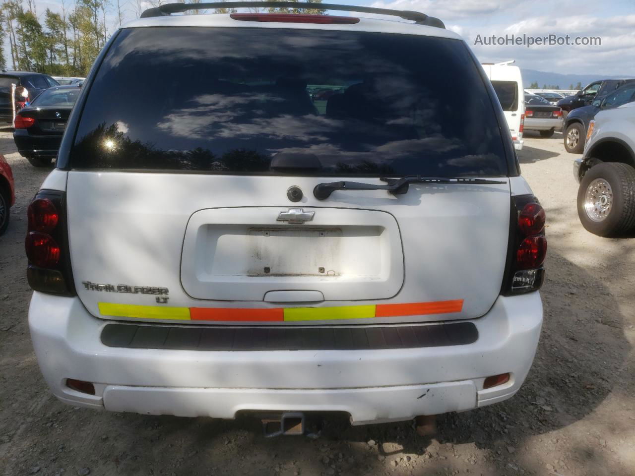 2006 Chevrolet Trailblazer Ls White vin: 1GNDT13S562317918