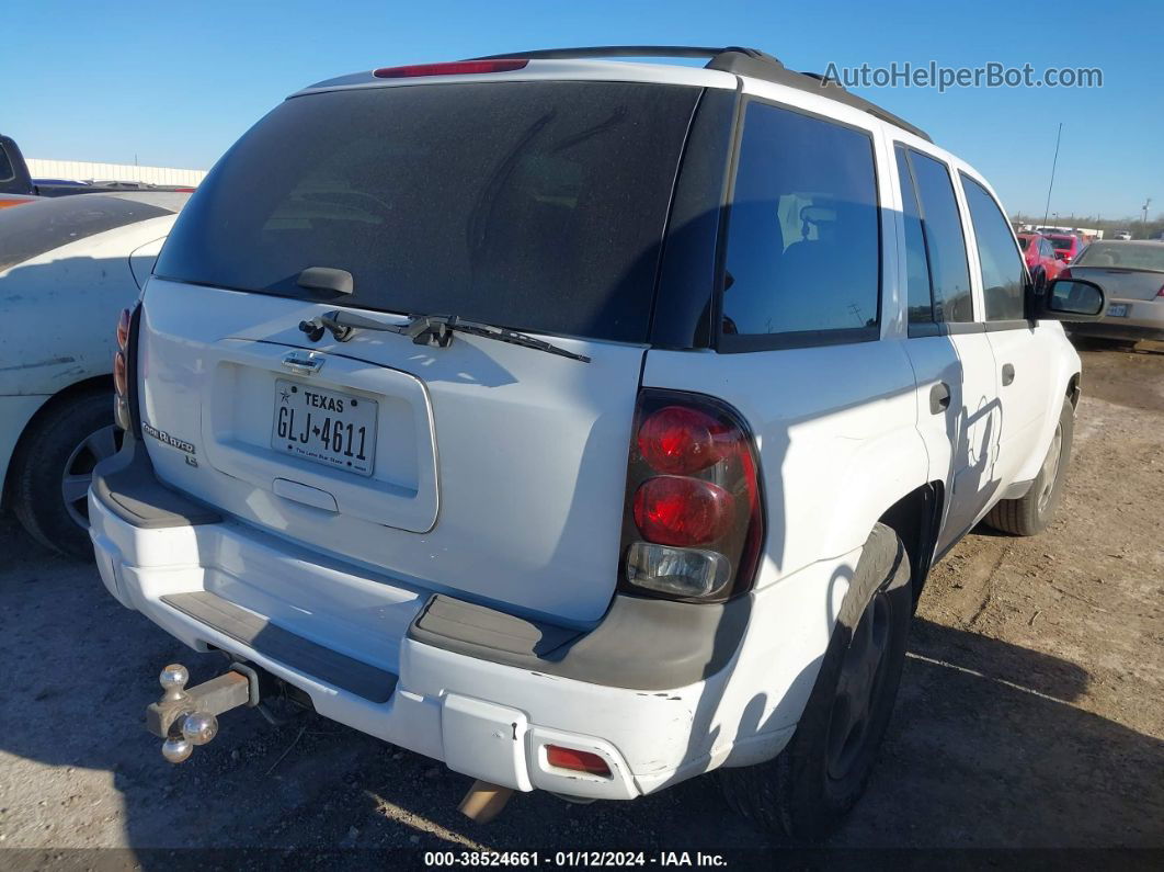 2006 Chevrolet Trailblazer Ls White vin: 1GNDT13S562331463