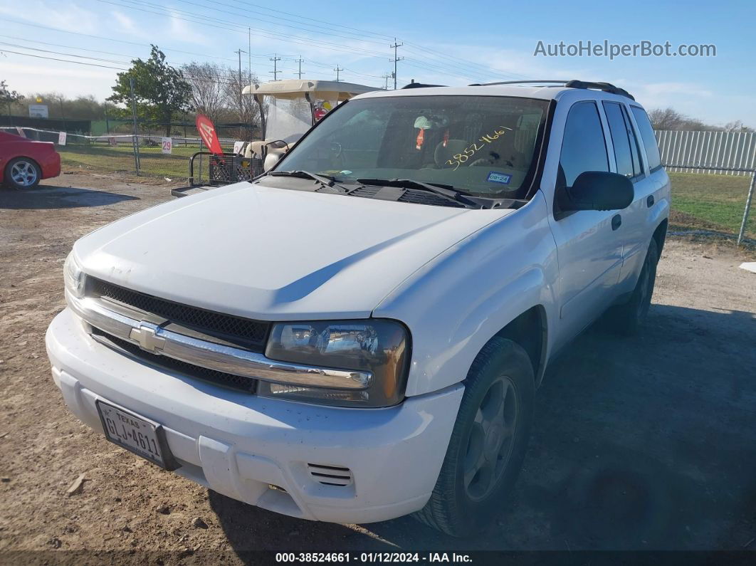 2006 Chevrolet Trailblazer Ls White vin: 1GNDT13S562331463