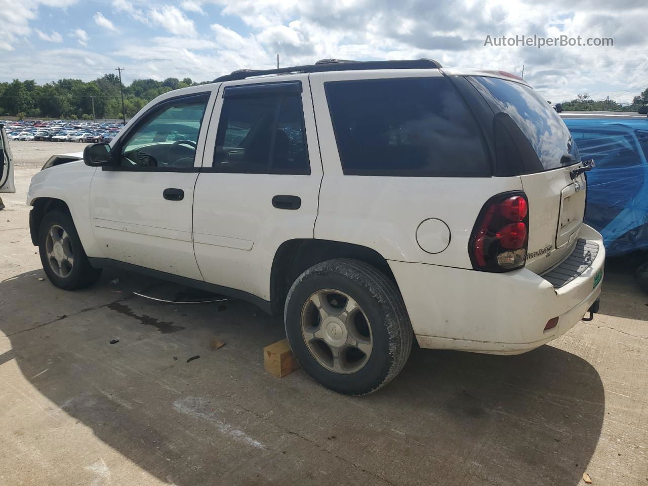 2006 Chevrolet Trailblazer Ls White vin: 1GNDT13S562336792