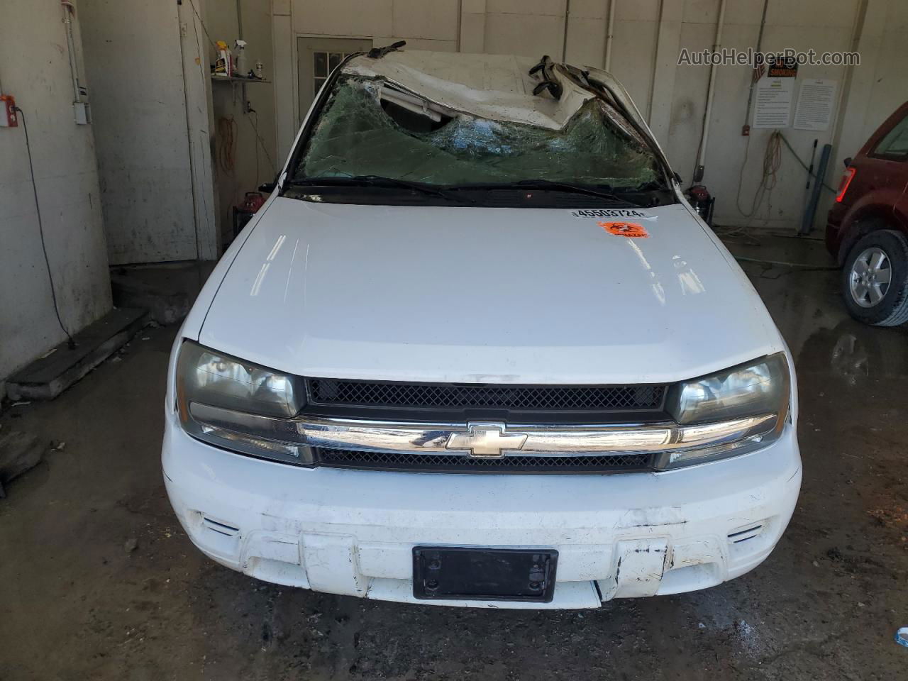 2006 Chevrolet Trailblazer Ls White vin: 1GNDT13S562347209