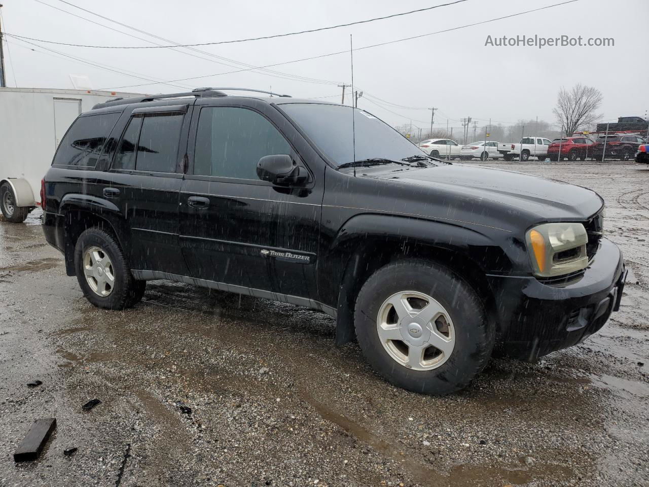 2002 Chevrolet Trailblazer  Black vin: 1GNDT13S622276046