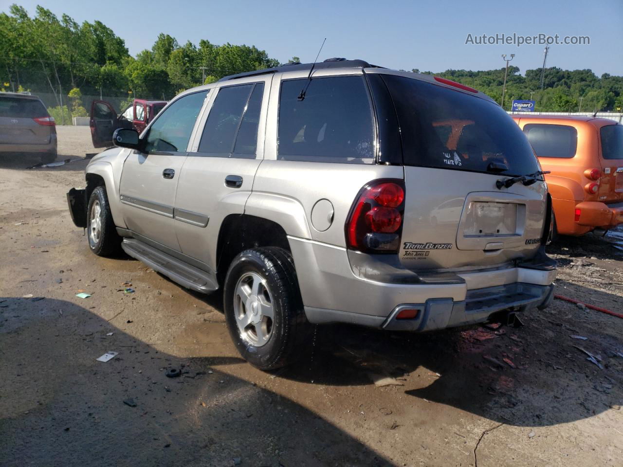 2002 Chevrolet Trailblazer  Бежевый vin: 1GNDT13S622304931