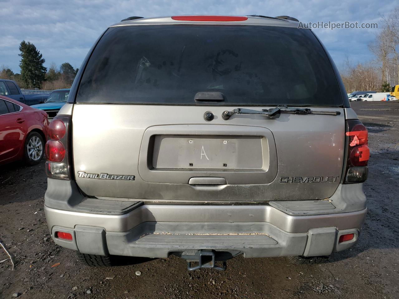 2002 Chevrolet Trailblazer  Silver vin: 1GNDT13S622413535