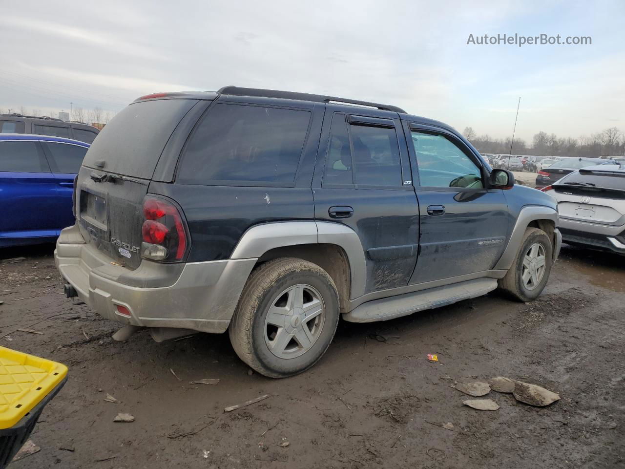 2002 Chevrolet Trailblazer  Черный vin: 1GNDT13S622471032