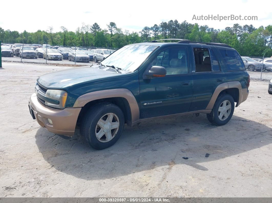 2002 Chevrolet Trailblazer Ltz Green vin: 1GNDT13S622483293