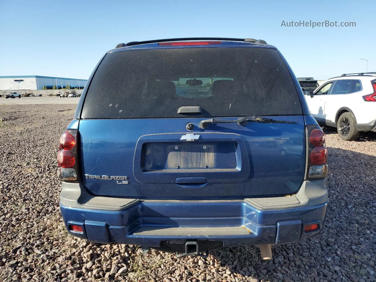 2006 Chevrolet Trailblazer Ls Blue vin: 1GNDT13S662140795