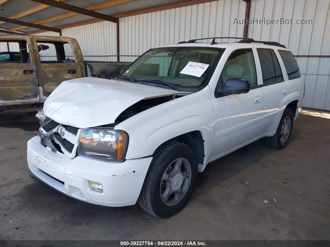 2006 Chevrolet Trailblazer Lt White vin: 1GNDT13S662221277