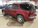 2006 Chevrolet Trailblazer Ls Maroon vin: 1GNDT13S662286503