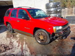 2002 Chevrolet Trailblazer Ls Красный vin: 1GNDT13S722180748