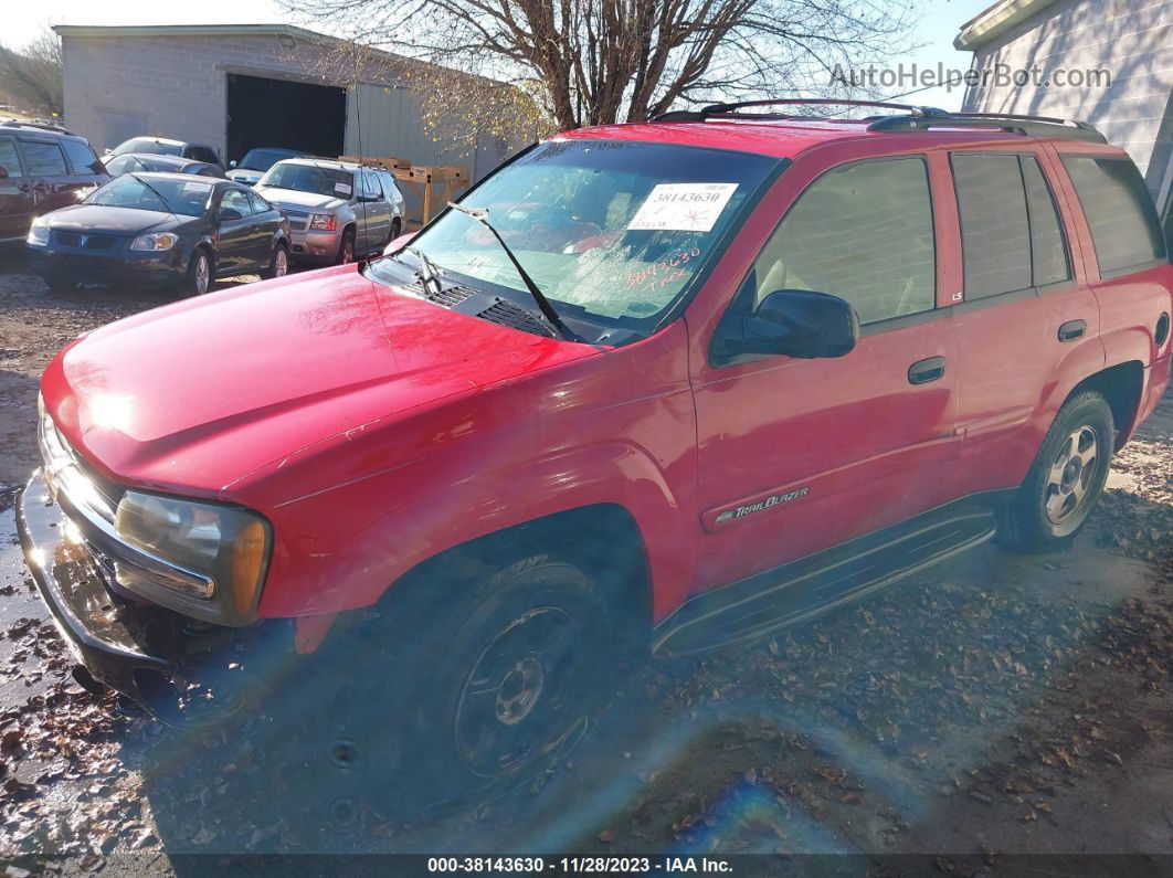 2002 Chevrolet Trailblazer Ls Красный vin: 1GNDT13S722180748