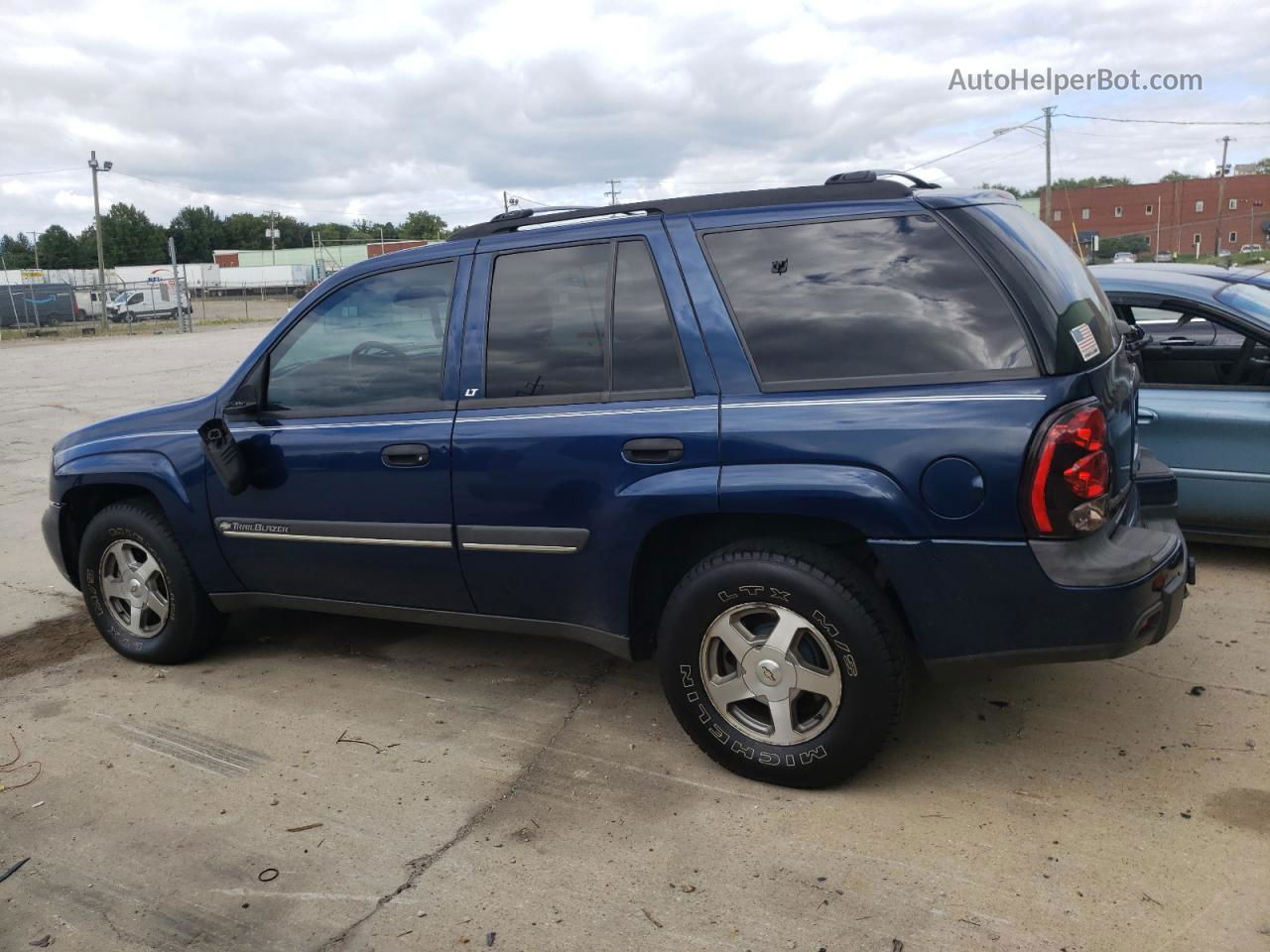 2002 Chevrolet Trailblazer  Синий vin: 1GNDT13S722233108