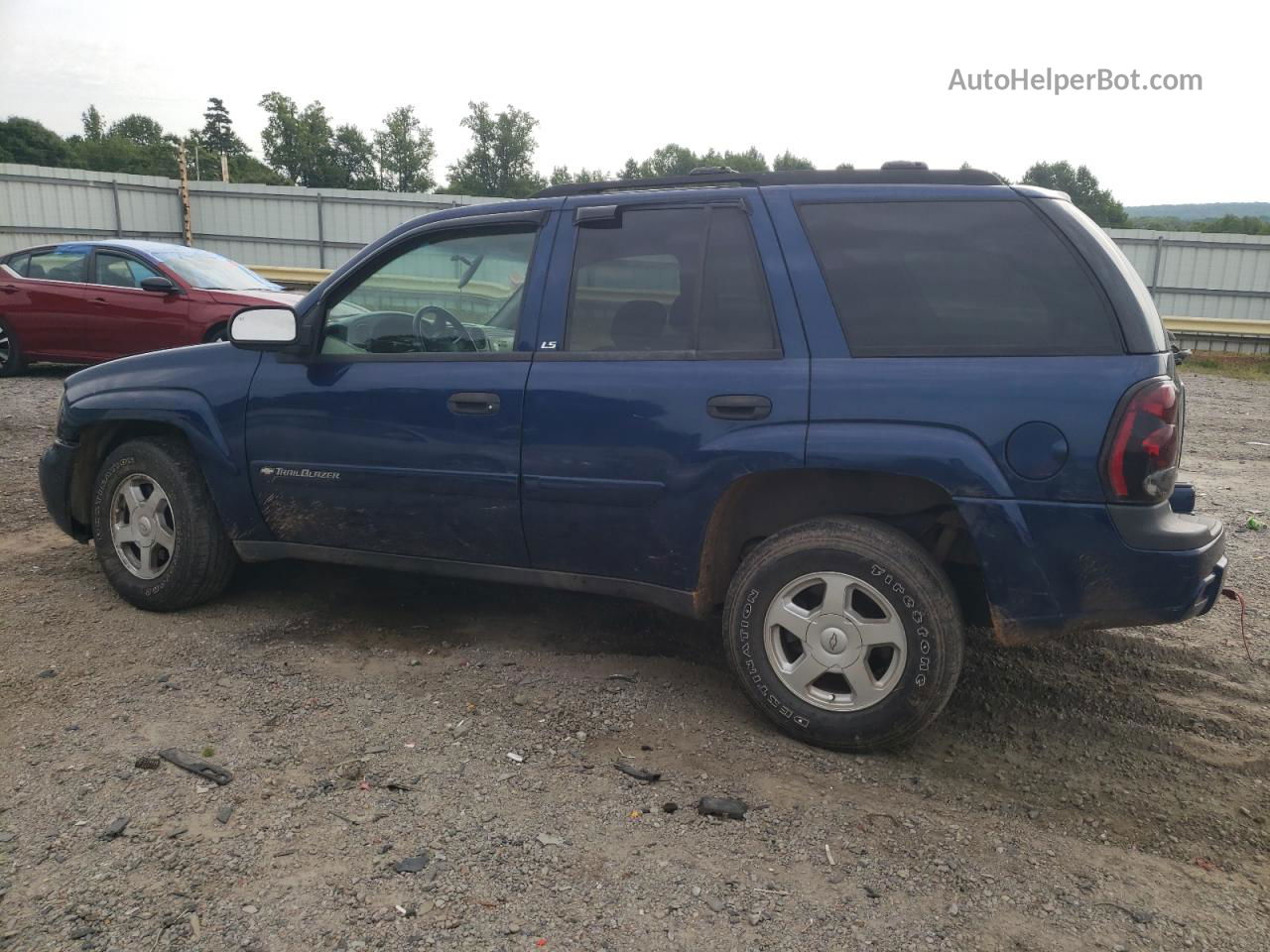 2002 Chevrolet Trailblazer  Синий vin: 1GNDT13S722260583