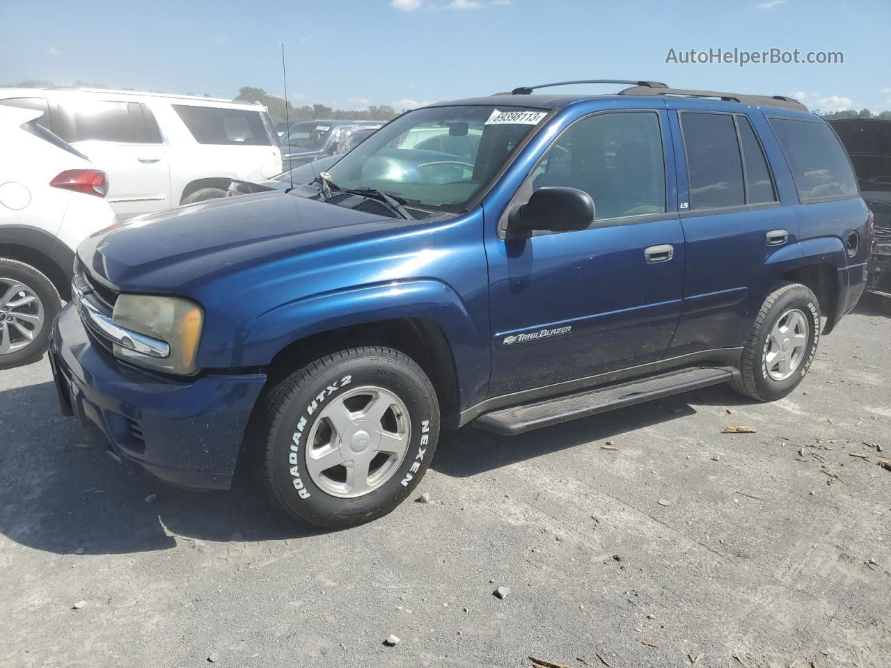 2002 Chevrolet Trailblazer  Blue vin: 1GNDT13S722277223