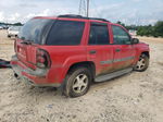 2002 Chevrolet Trailblazer  Red vin: 1GNDT13S722390380