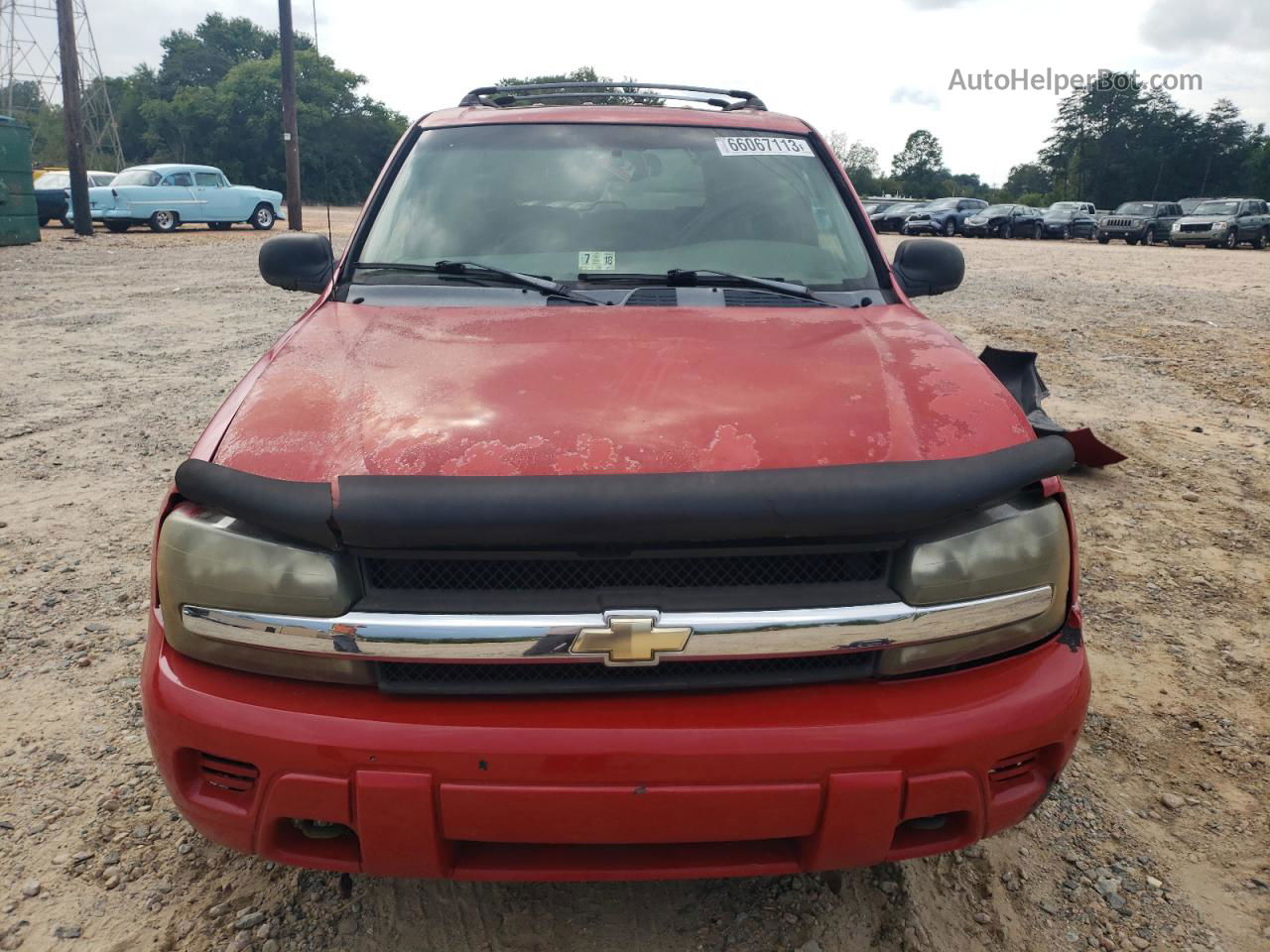 2002 Chevrolet Trailblazer  Red vin: 1GNDT13S722390380