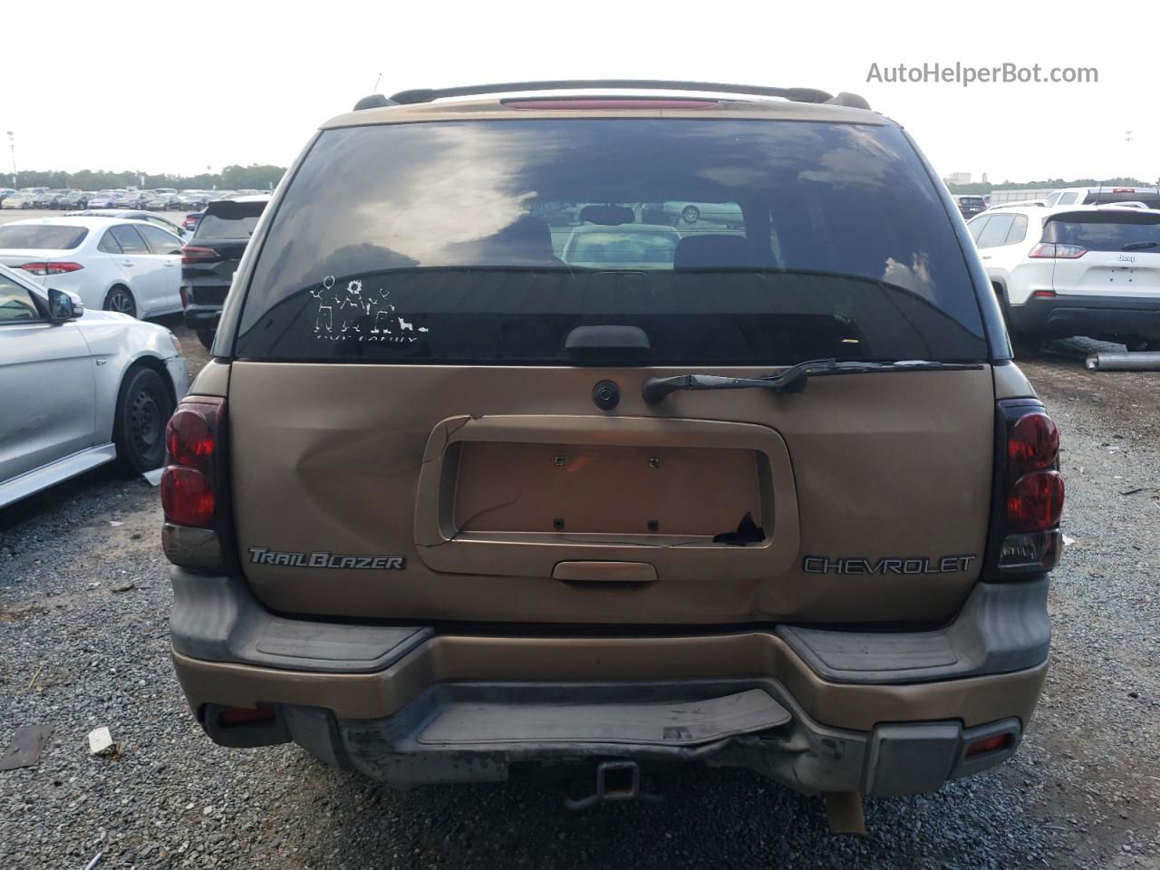 2002 Chevrolet Trailblazer  Gold vin: 1GNDT13S722428304