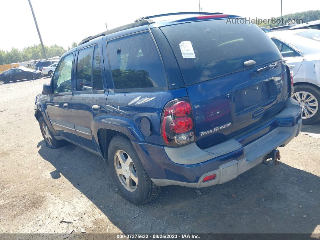 2002 Chevrolet Trailblazer Lt Blue vin: 1GNDT13S722494402