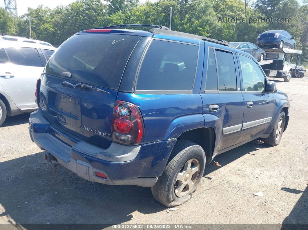 2002 Chevrolet Trailblazer Lt Blue vin: 1GNDT13S722494402