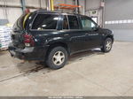 2006 Chevrolet Trailblazer Ls Black vin: 1GNDT13S762154740