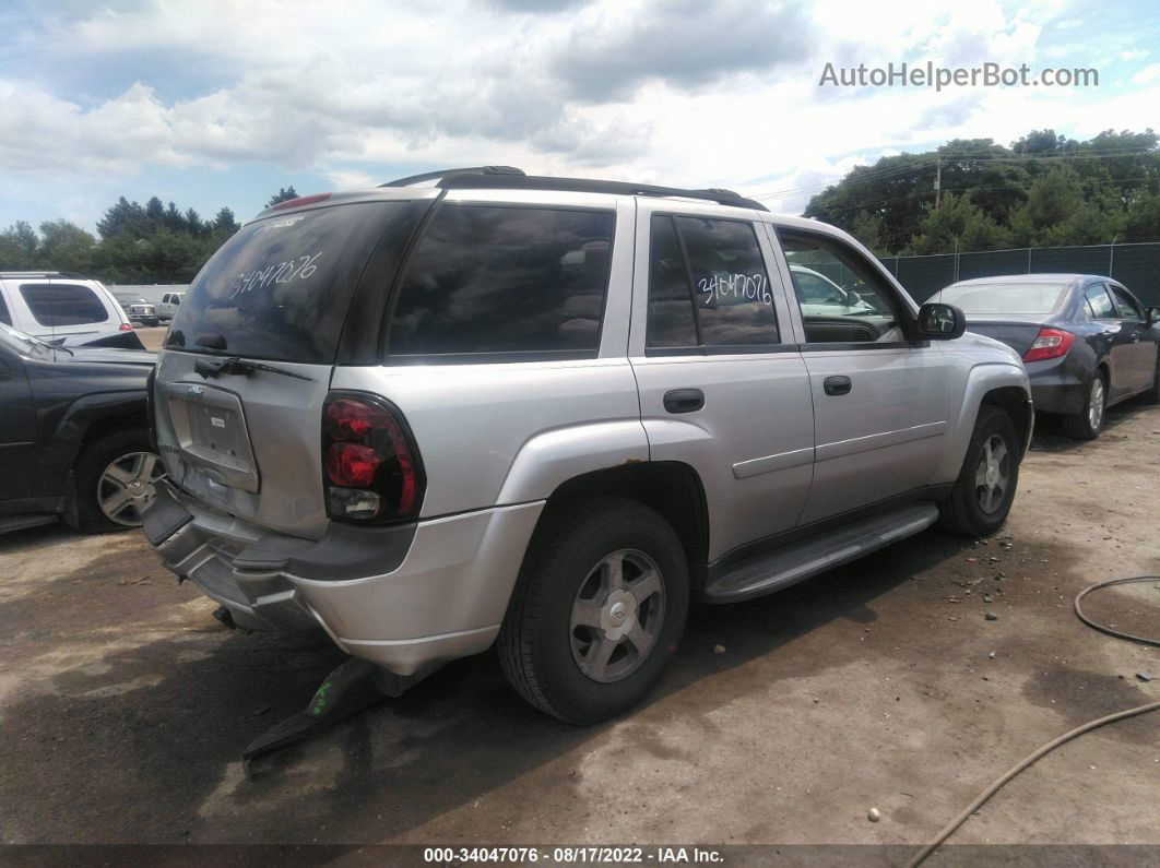 2006 Chevrolet Trailblazer Ls Silver vin: 1GNDT13S762224205