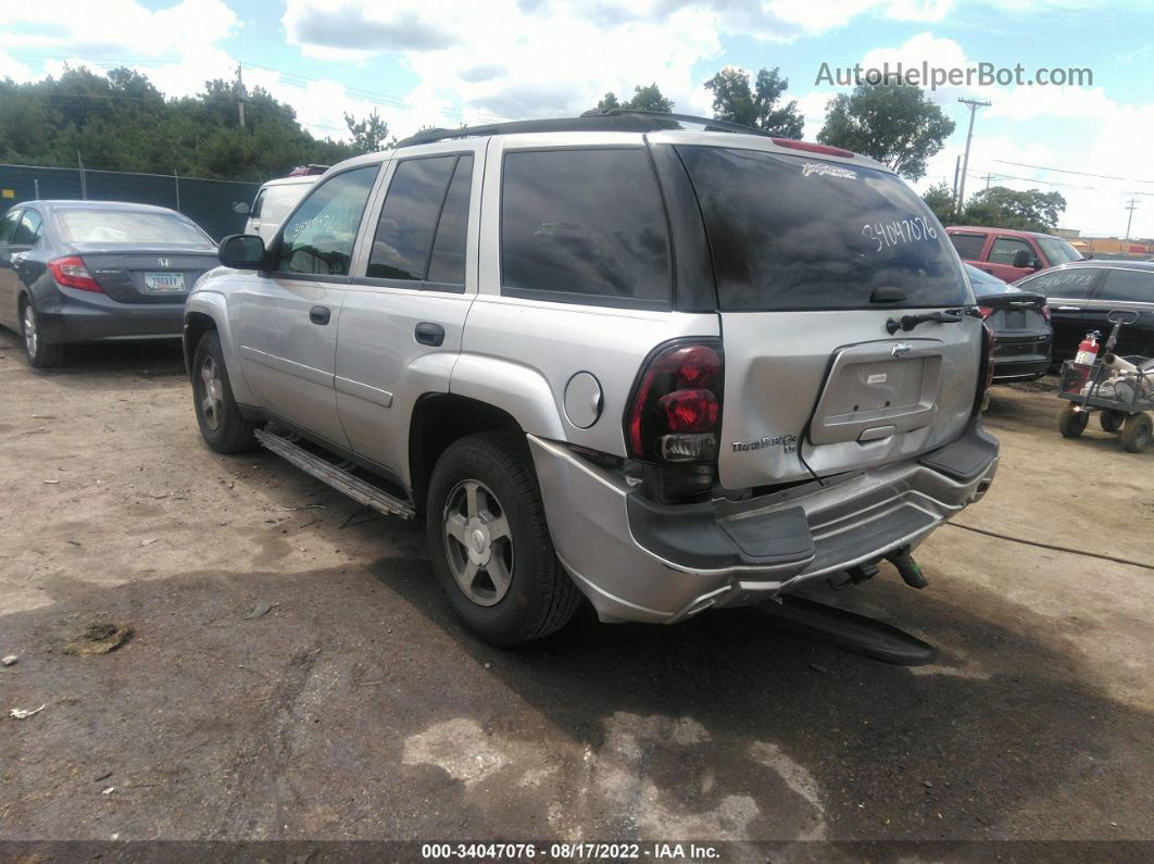 2006 Chevrolet Trailblazer Ls Silver vin: 1GNDT13S762224205