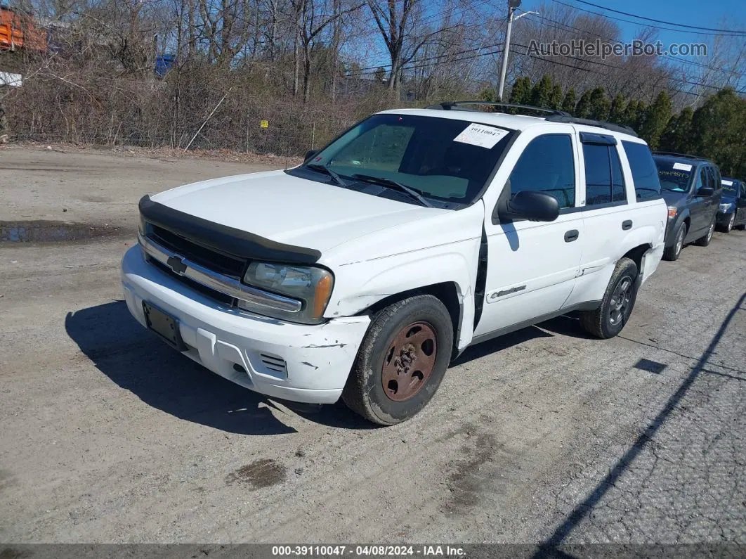 2002 Chevrolet Trailblazer Ls White vin: 1GNDT13S822184484