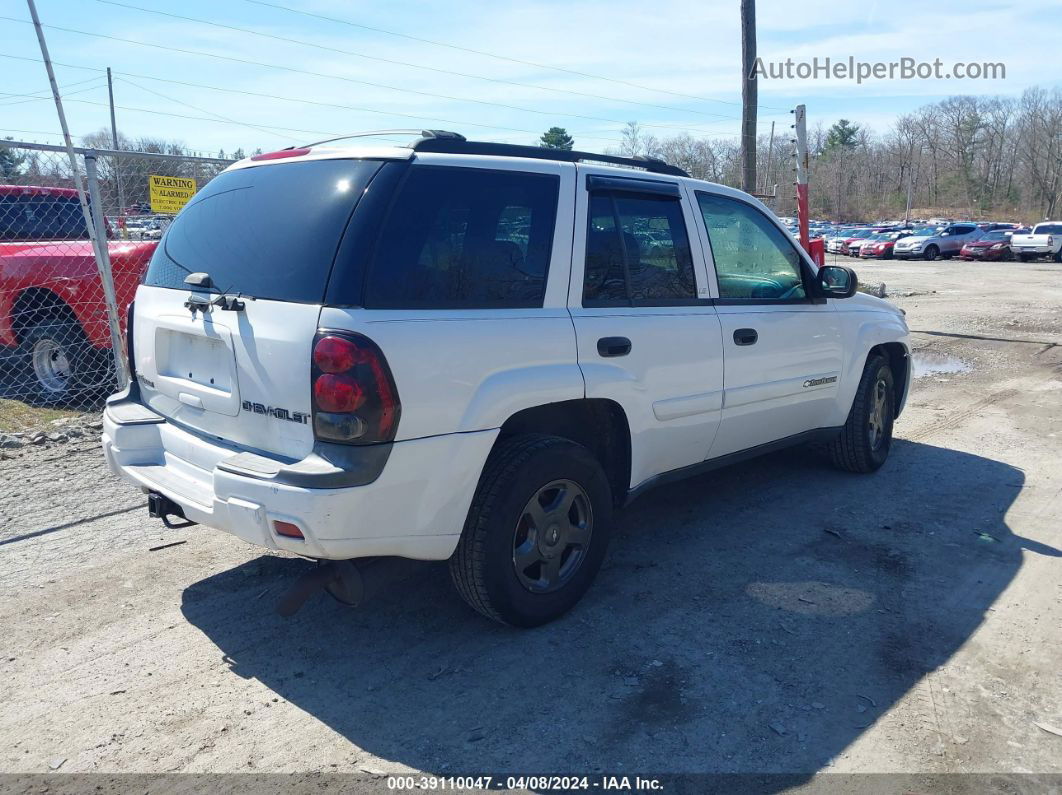 2002 Chevrolet Trailblazer Ls White vin: 1GNDT13S822184484