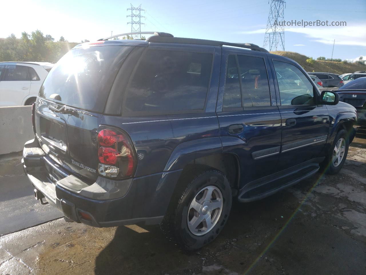 2002 Chevrolet Trailblazer  Blue vin: 1GNDT13S822189166