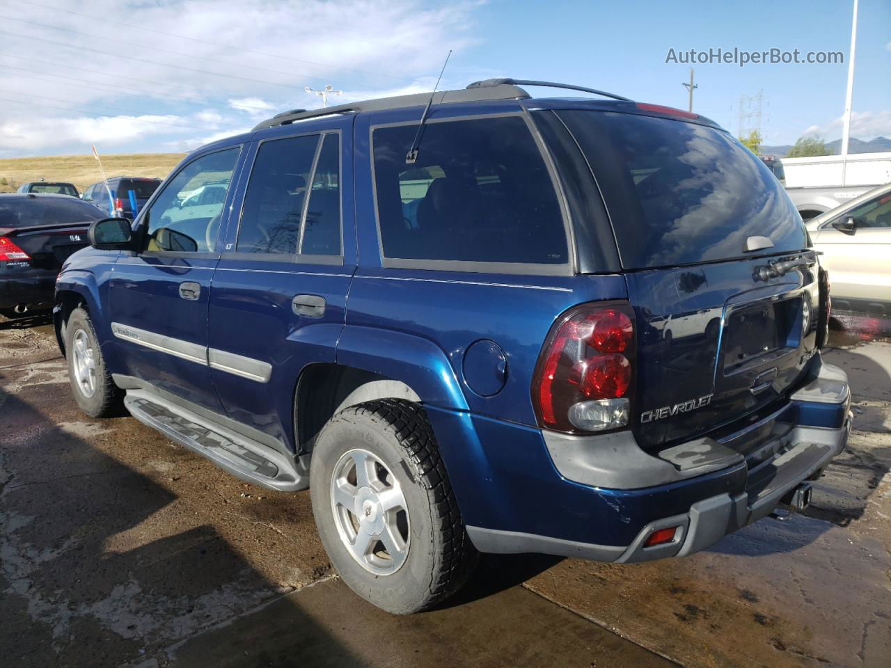 2002 Chevrolet Trailblazer  Blue vin: 1GNDT13S822189166