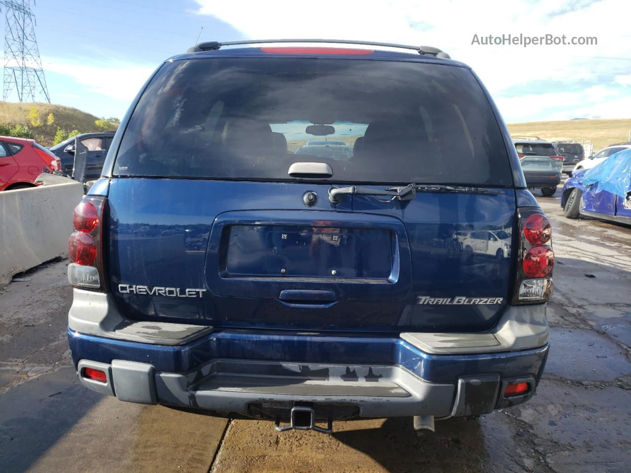 2002 Chevrolet Trailblazer  Blue vin: 1GNDT13S822189166