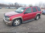 2002 Chevrolet Trailblazer Ltz Red vin: 1GNDT13S822316465