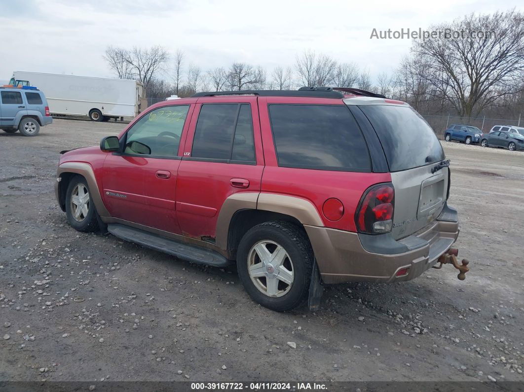 2002 Chevrolet Trailblazer Ltz Red vin: 1GNDT13S822316465