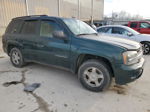 2002 Chevrolet Trailblazer  Green vin: 1GNDT13S822463496