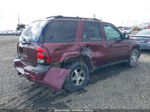 2006 Chevrolet Trailblazer Ls Burgundy vin: 1GNDT13S862206800