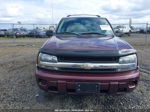 2006 Chevrolet Trailblazer Ls Burgundy vin: 1GNDT13S862206800