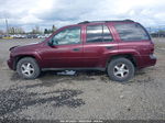 2006 Chevrolet Trailblazer Ls Burgundy vin: 1GNDT13S862206800