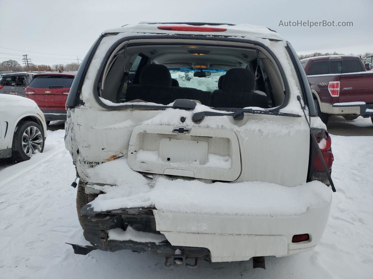 2006 Chevrolet Trailblazer Ls Белый vin: 1GNDT13S862233687