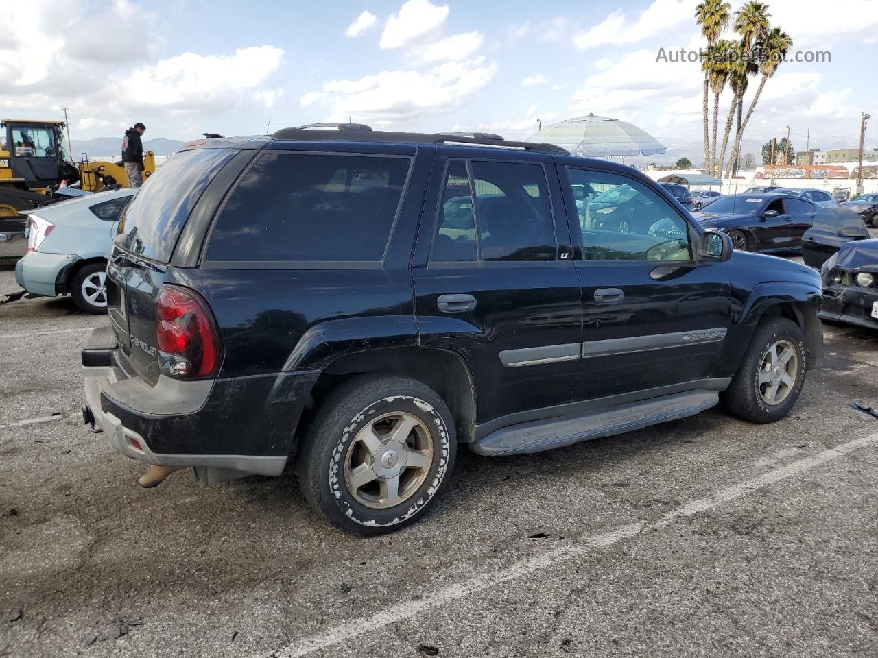 2002 Chevrolet Trailblazer  Black vin: 1GNDT13S922113472