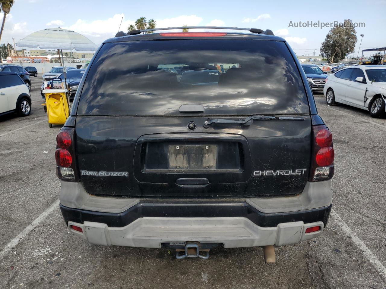 2002 Chevrolet Trailblazer  Black vin: 1GNDT13S922113472