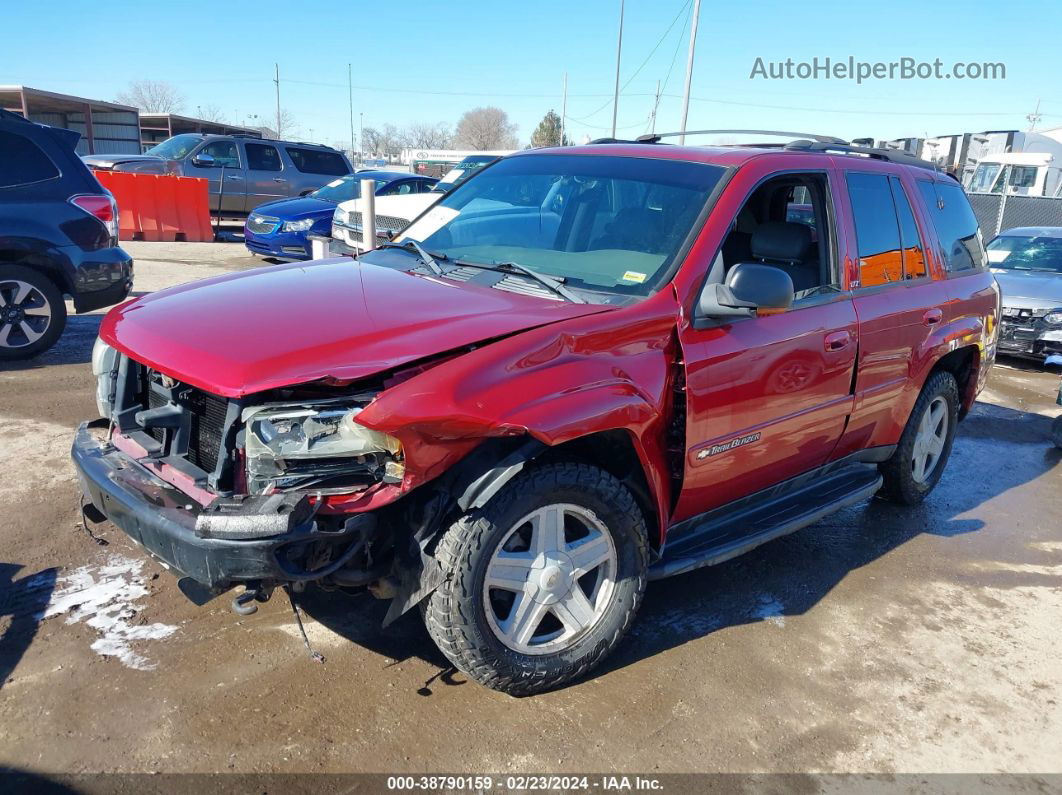 2002 Chevrolet Trailblazer Ltz Красный vin: 1GNDT13S922191332