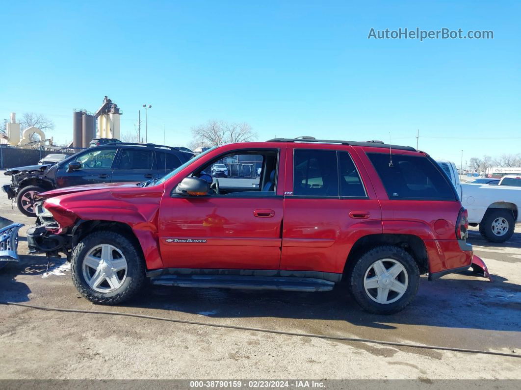 2002 Chevrolet Trailblazer Ltz Red vin: 1GNDT13S922191332