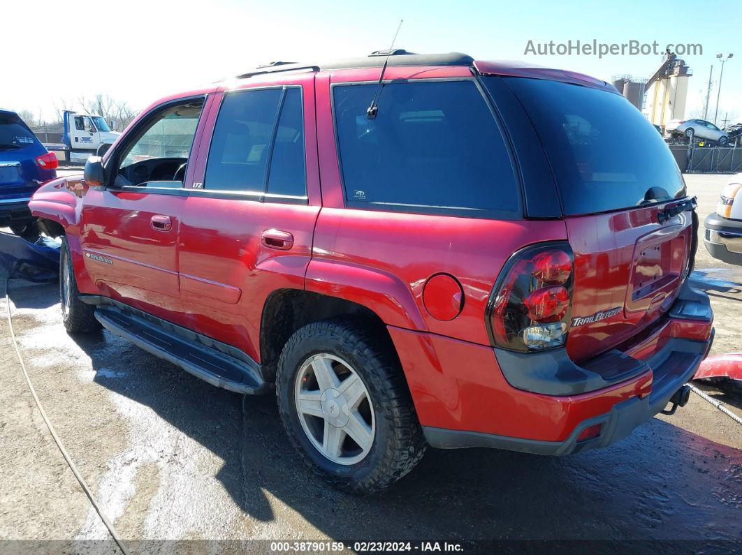 2002 Chevrolet Trailblazer Ltz Red vin: 1GNDT13S922191332