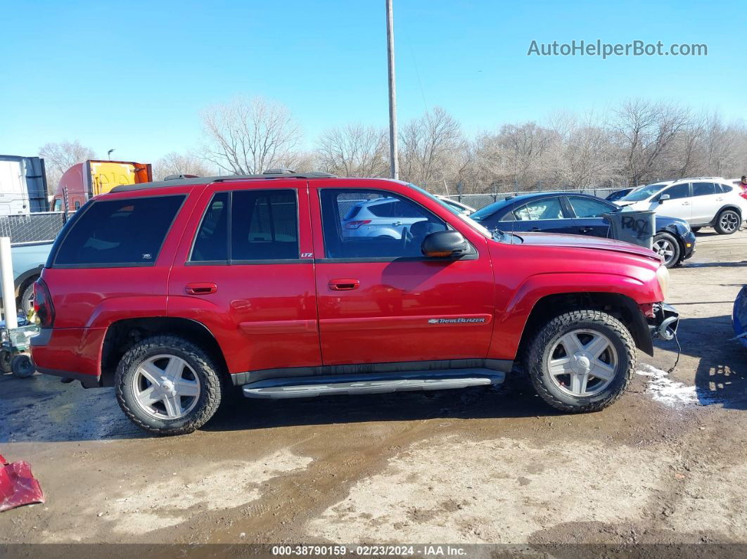 2002 Chevrolet Trailblazer Ltz Red vin: 1GNDT13S922191332