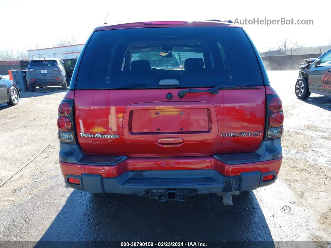 2002 Chevrolet Trailblazer Ltz Red vin: 1GNDT13S922191332