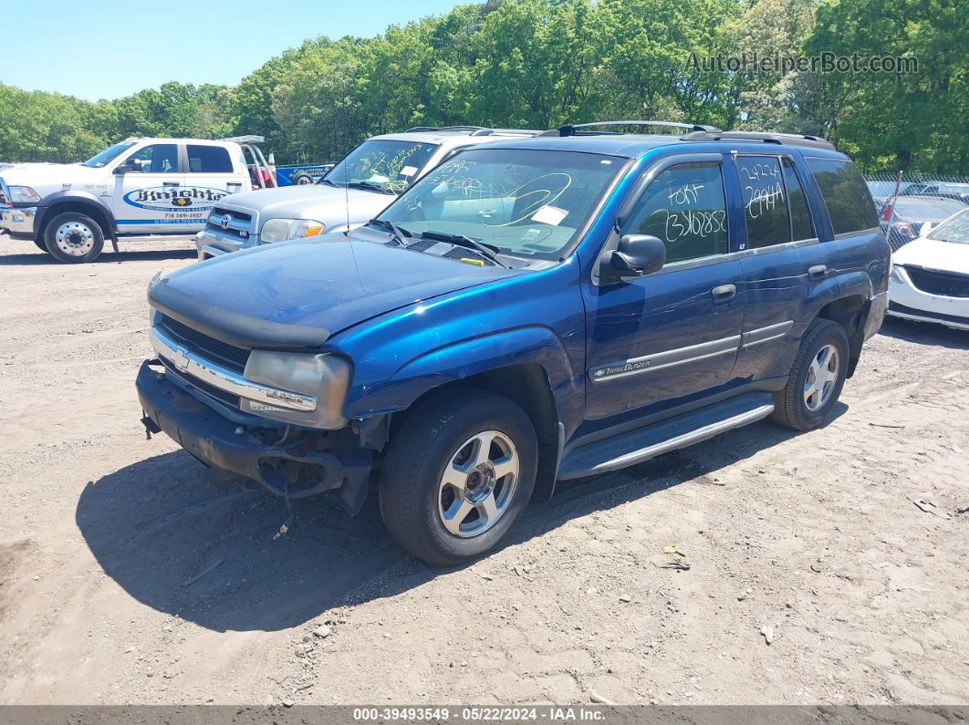 2002 Chevrolet Trailblazer Lt Blue vin: 1GNDT13S922219131